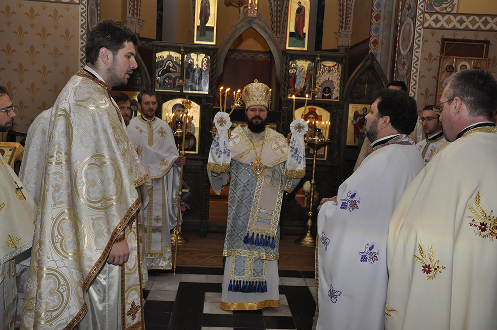Slujire arhierească în parohia din Copenhaga Slujire arhierească în parohia din Copenhaga