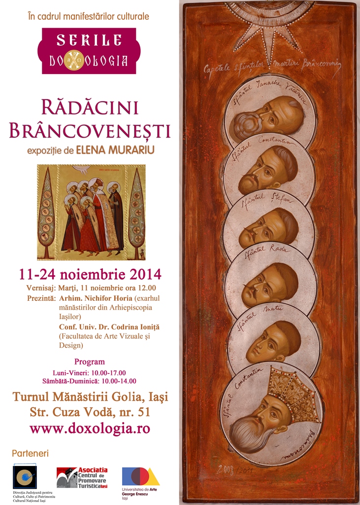 Expoziția „Rădăcini Brâncovenești” de Elena Murariu ajunge la Iași