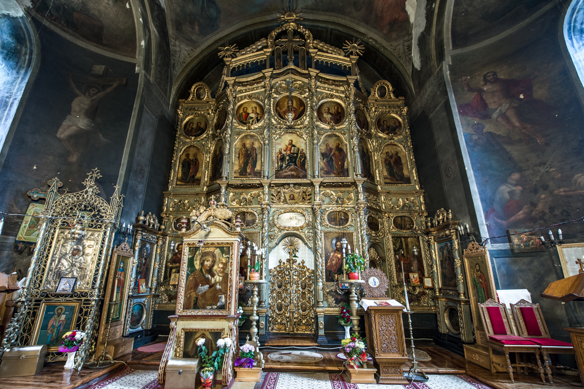 Talpalari – o istorie vie, în centrul capitalei Moldovei / Foto: Oana Nechifor interiorul bisericii Talpalari