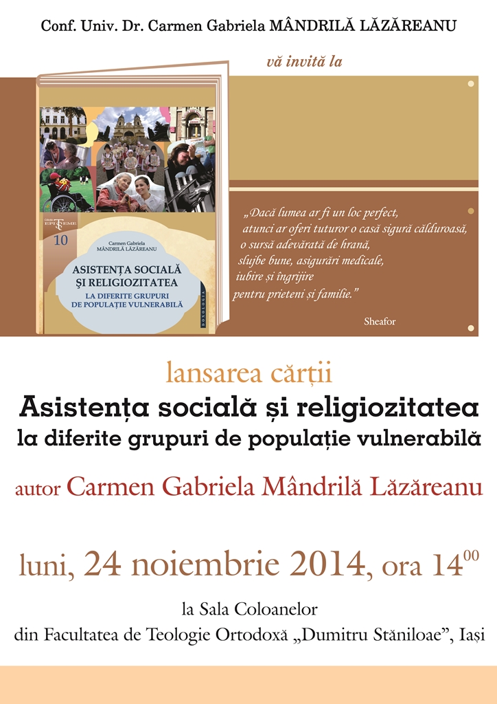 Editura DOXOLOGIA lansează o nouă carte din colecția &quot;Episteme&quot;