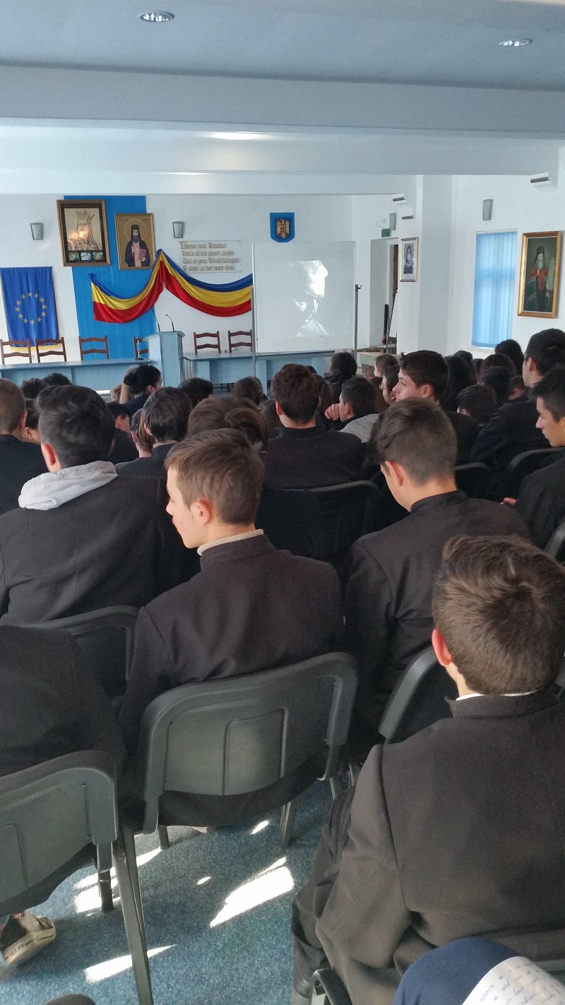 Mihail Sadoveanu, comemorat la Seminarul Teologic de la Mănăstirea Neamţ