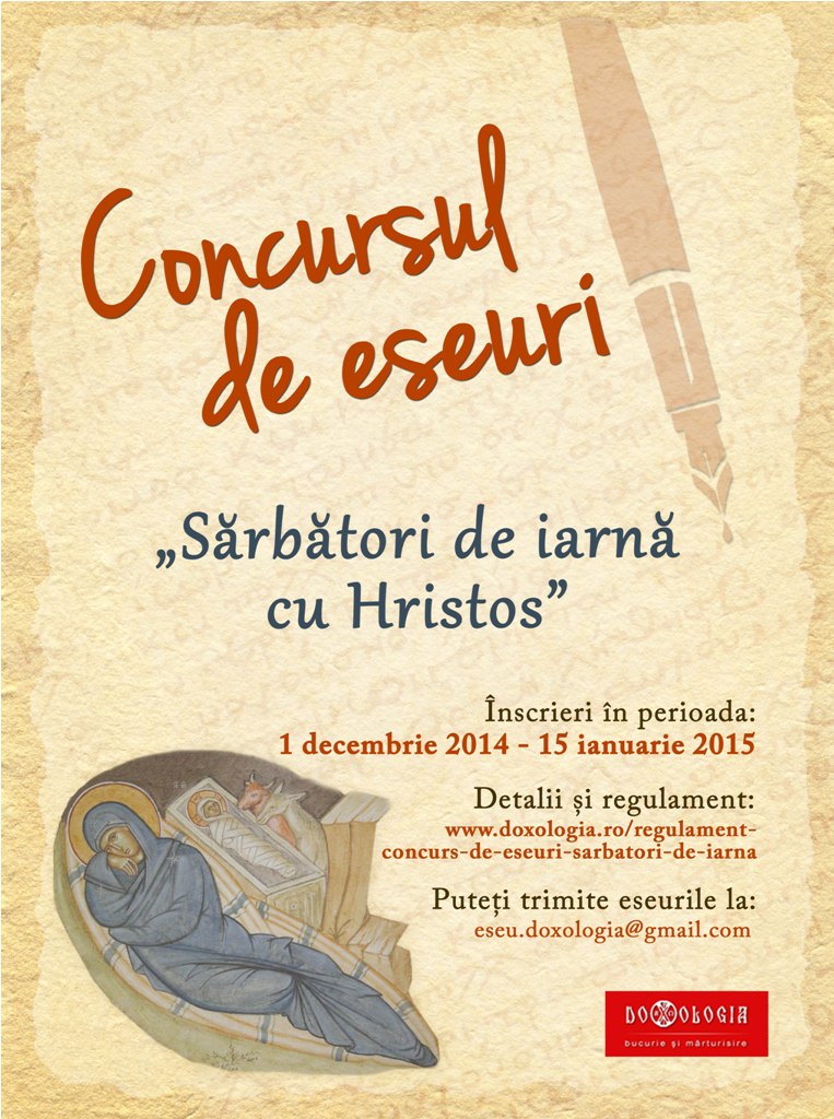 DOXOLOGIA Media lansează două noi concursuri de eseu și fotografie pe tema Sărbătorilor de iarnă