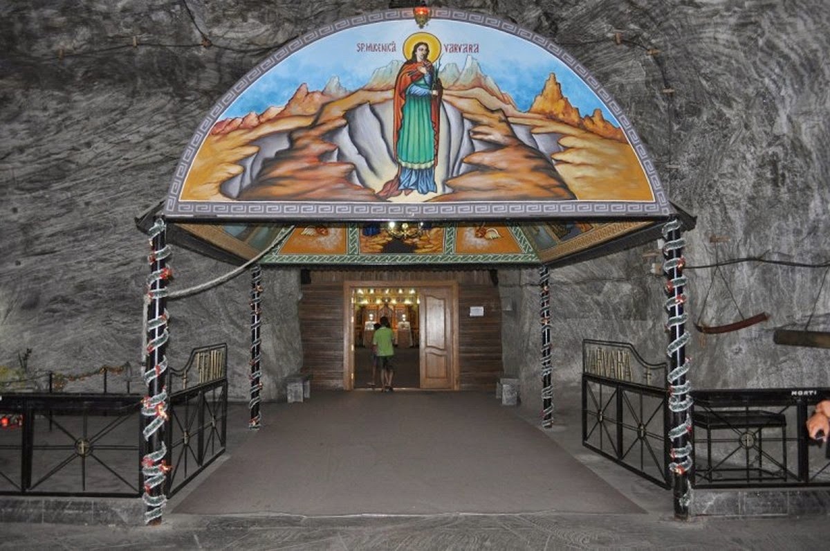 Hramul bisericii din Salina Târgu Ocna