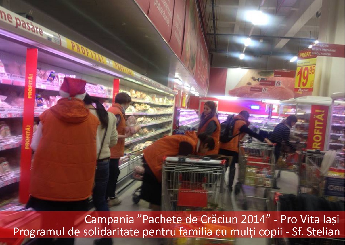 Sprijin pentru 73 de familii cu mulţi copii, din partea Departamentului Pro Vita al Arhiepiscopiei Iaşilor