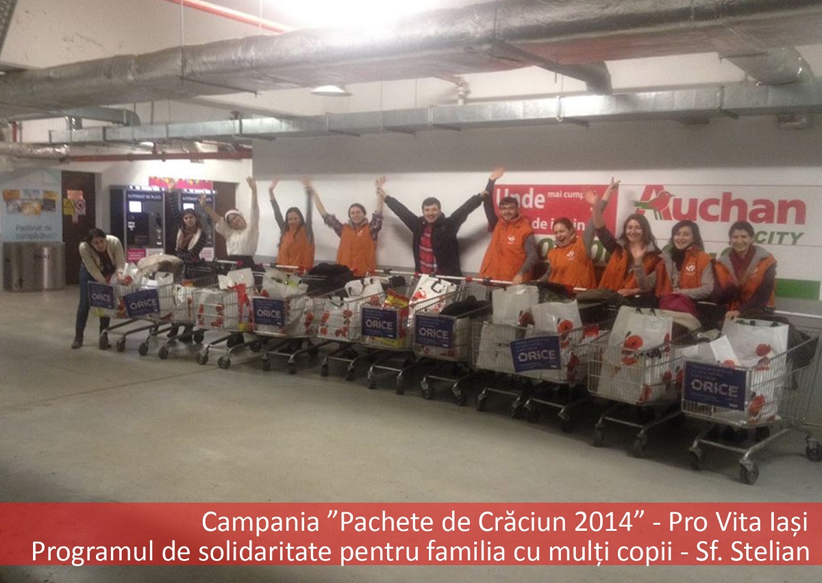 Sprijin pentru 73 de familii cu mulţi copii, din partea Departamentului Pro Vita al Arhiepiscopiei Iaşilor