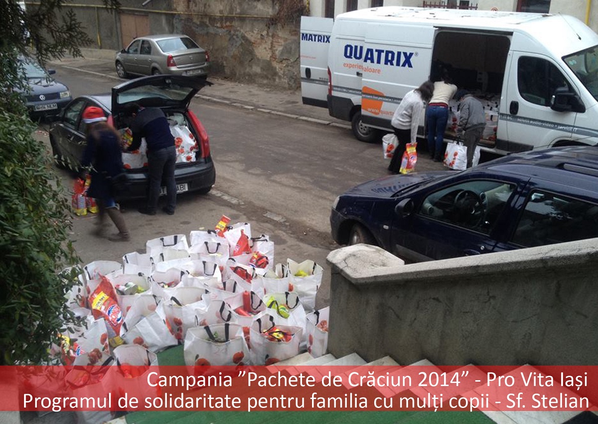 Sprijin pentru 73 de familii cu mulţi copii, din partea Departamentului Pro Vita al Arhiepiscopiei Iaşilor