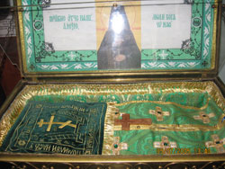 Sfântul Alexie de la Goloseev, aflat spre închinare la Frumoasa