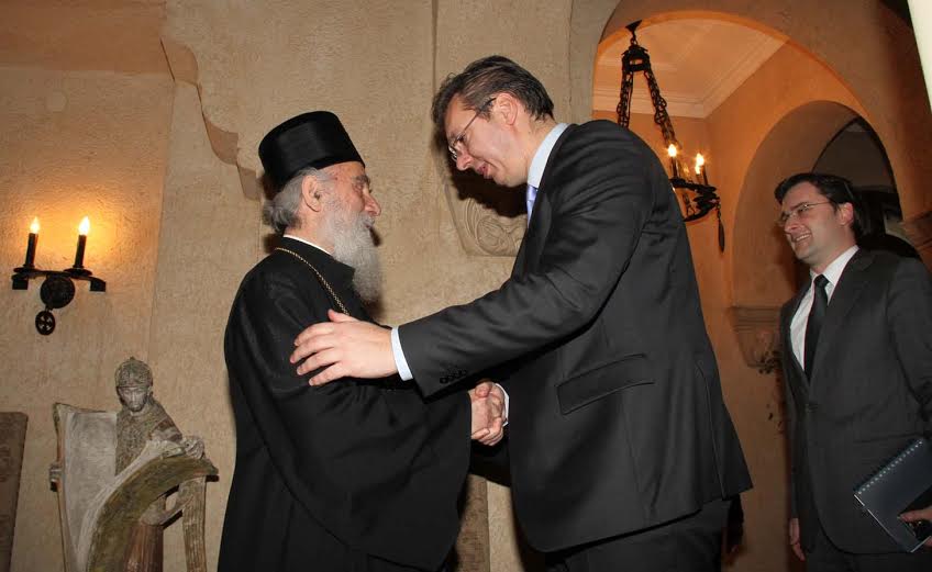 Întâlnire între Părintele Patriarh Irineu al Serbiei și premierul sârb, Aleksandar Vucic