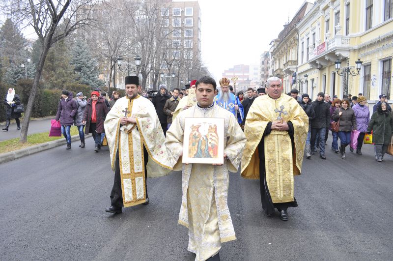 Procesiune de Bobotează la Drobeta Turnu Severin