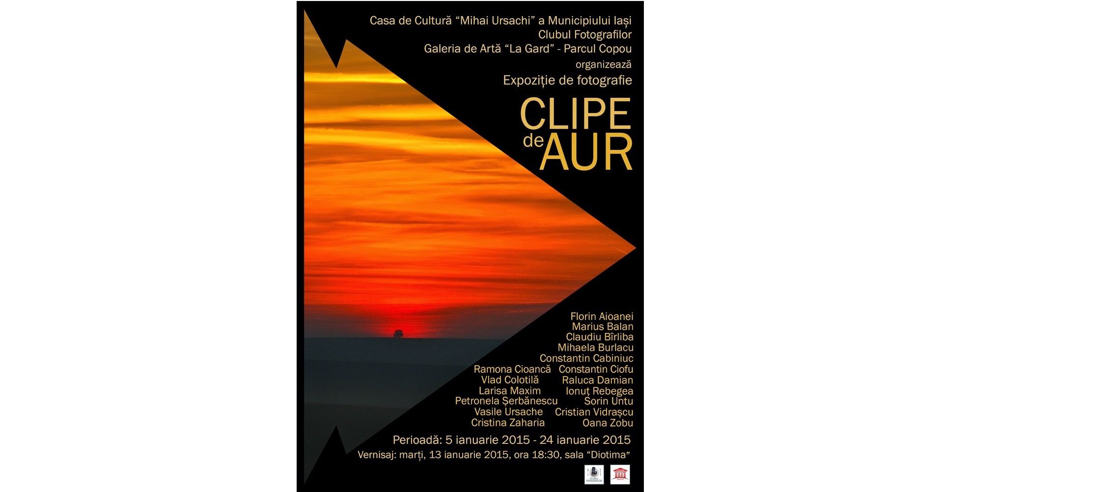 Expoziţia de fotografie „Clipe de aur“