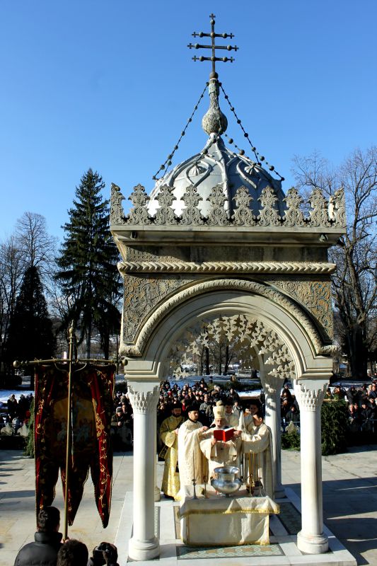Slujba Bobotezei pe cuprinsul Patriarhiei Română văzută astăzi în 100 de imagini