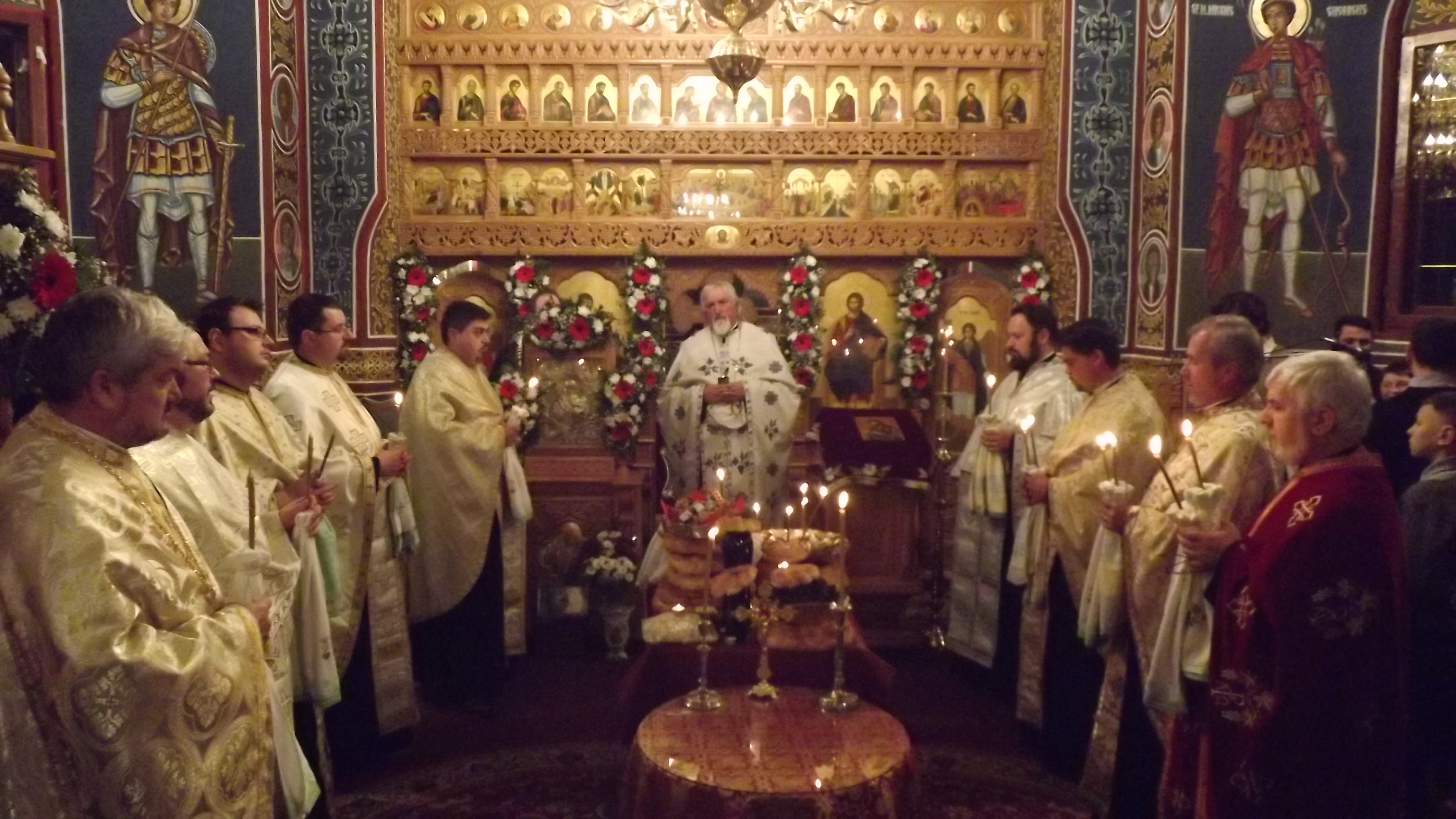 Hram la biserica Spitalului Municipal din Paşcani