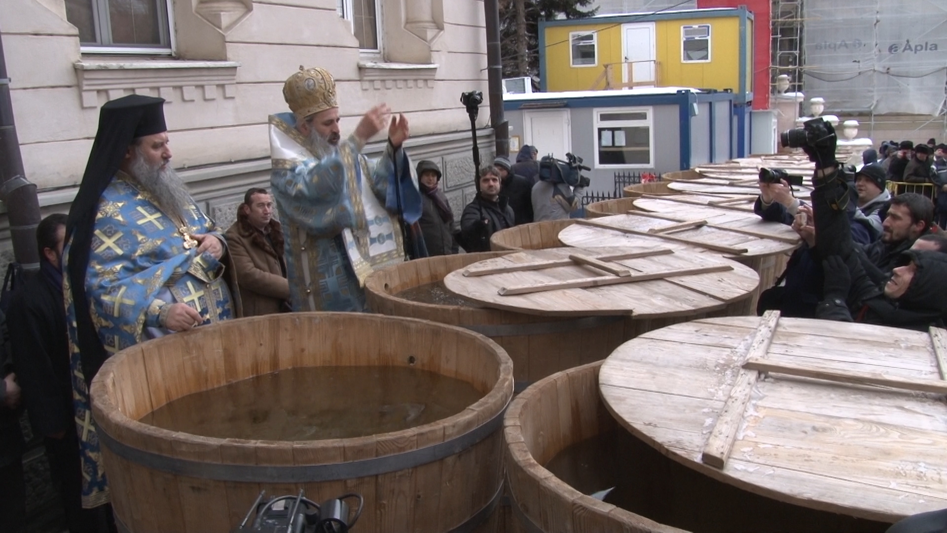 Slujba Bobotezei pe cuprinsul Patriarhiei Română văzută astăzi în 100 de imagini