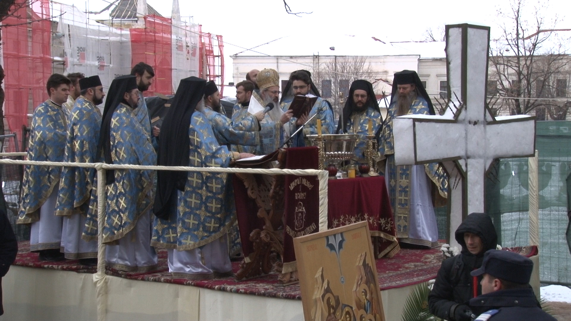 Slujba Bobotezei pe cuprinsul Patriarhiei Română văzută astăzi în 100 de imagini