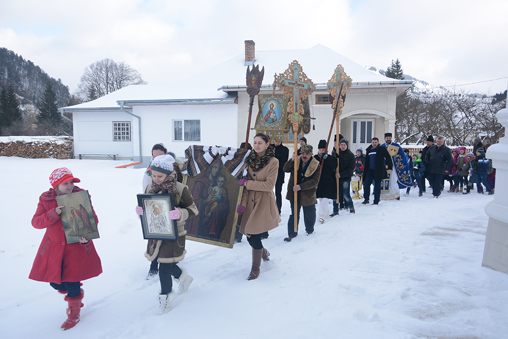 Slujba Bobotezei pe cuprinsul Patriarhiei Română văzută astăzi în 100 de imagini
