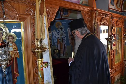 Mitropolitul Antimos de Alexandroupolis a vizitat capela Sfântului Paisie Aghioritul