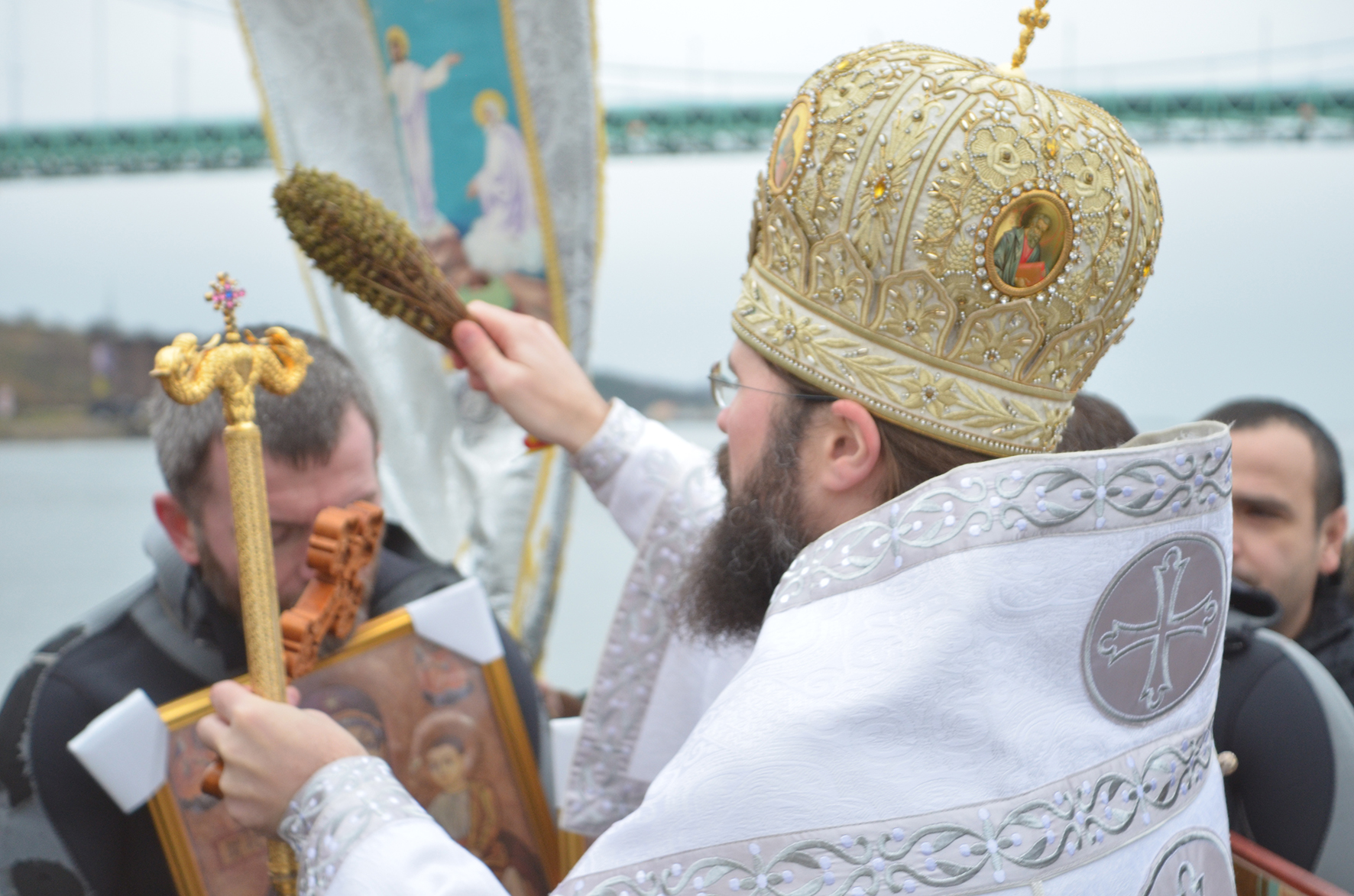 Slujba Bobotezei pe cuprinsul Patriarhiei Română văzută astăzi în 100 de imagini
