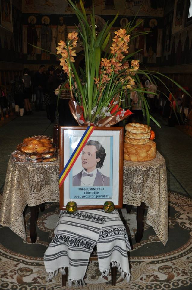 165 de ani de la naşterea lui Eminescu, comemoraţi la Schitul Vovidenia
