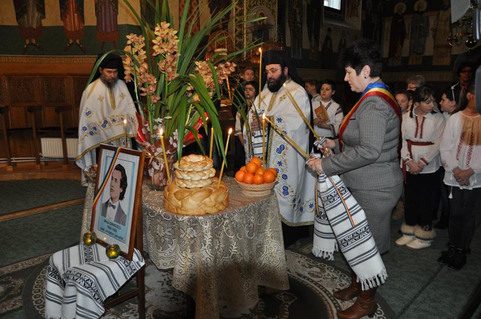 165 de ani de la naşterea lui Eminescu, comemoraţi la Schitul Vovidenia