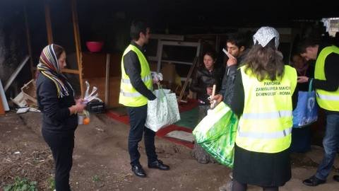 Ajutorarea săracilor de la periferiile Romei