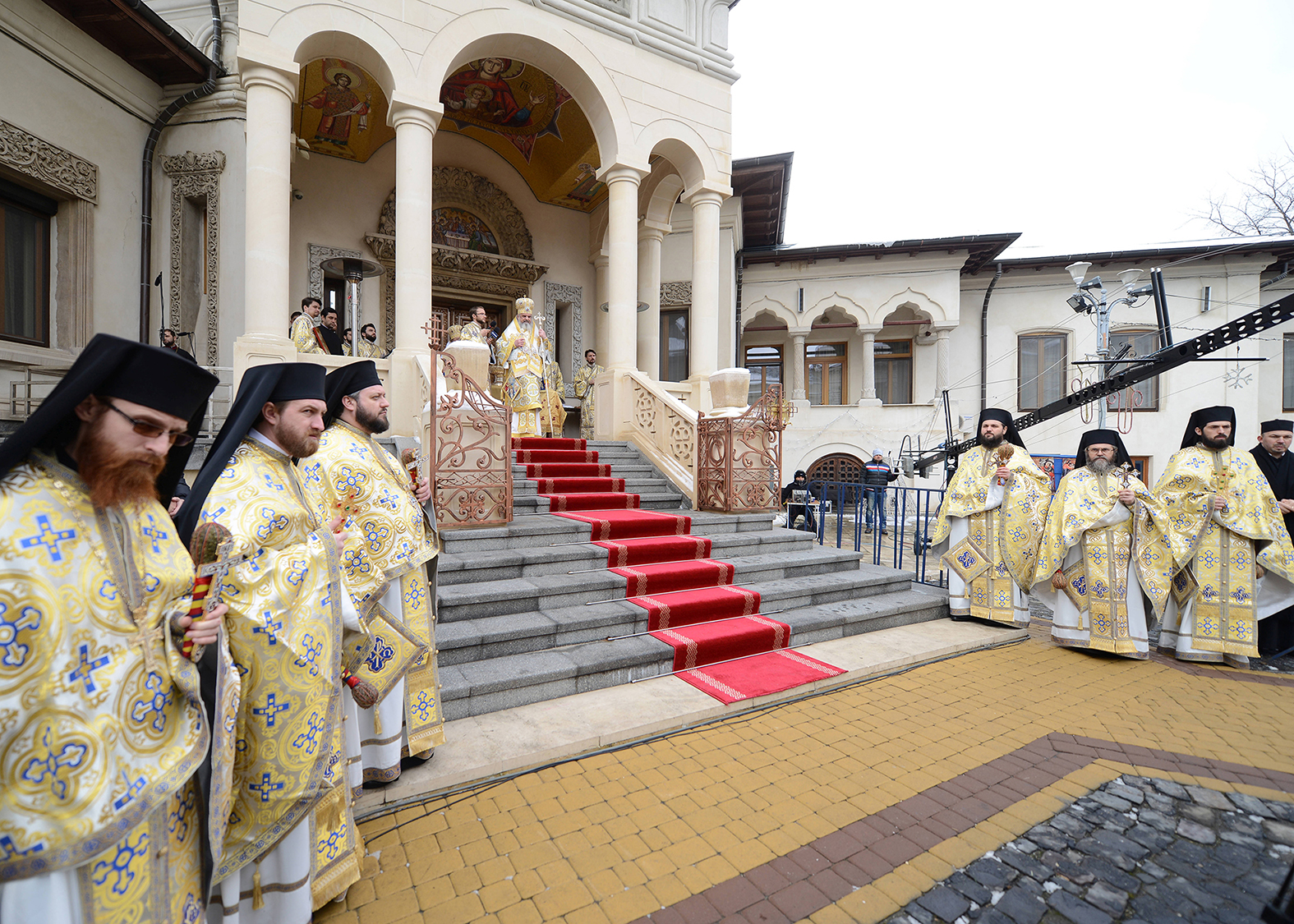 Slujba Bobotezei pe cuprinsul Patriarhiei Română văzută astăzi în 100 de imagini
