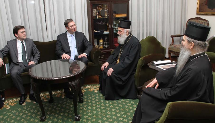 Întâlnire între Părintele Patriarh Irineu al Serbiei și premierul sârb, Aleksandar Vucic