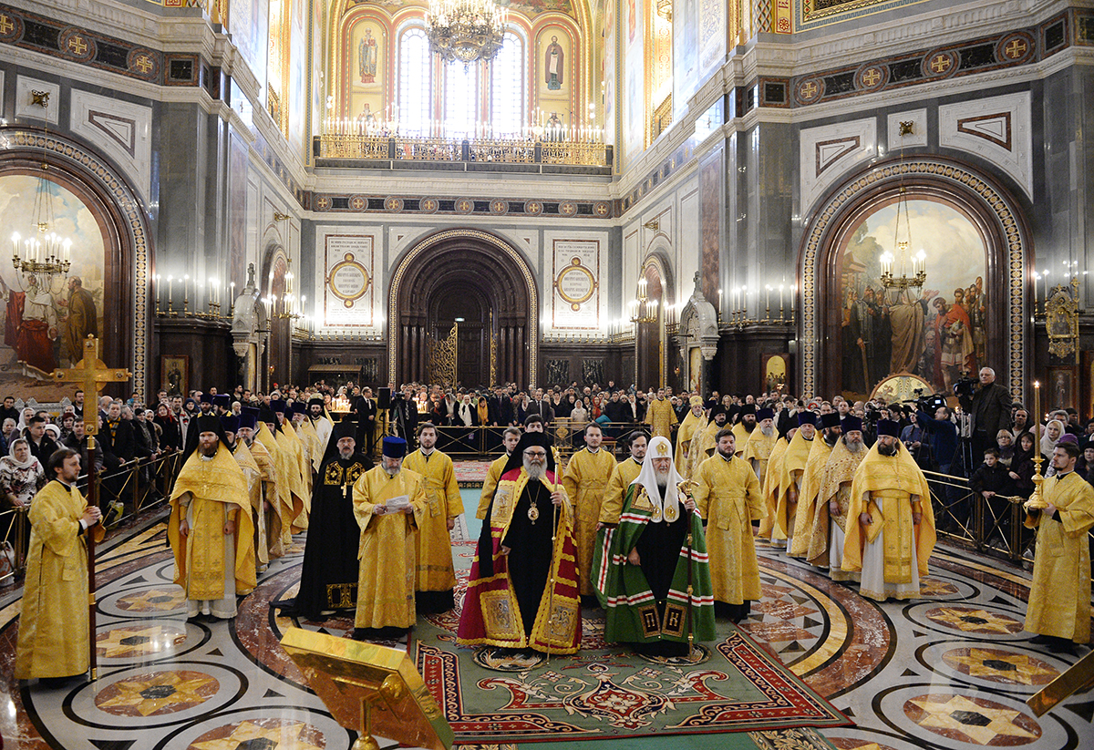 Preaferictul Ioan al X-lea și Patriarhul Kiril au slujit împreună, la Moscova