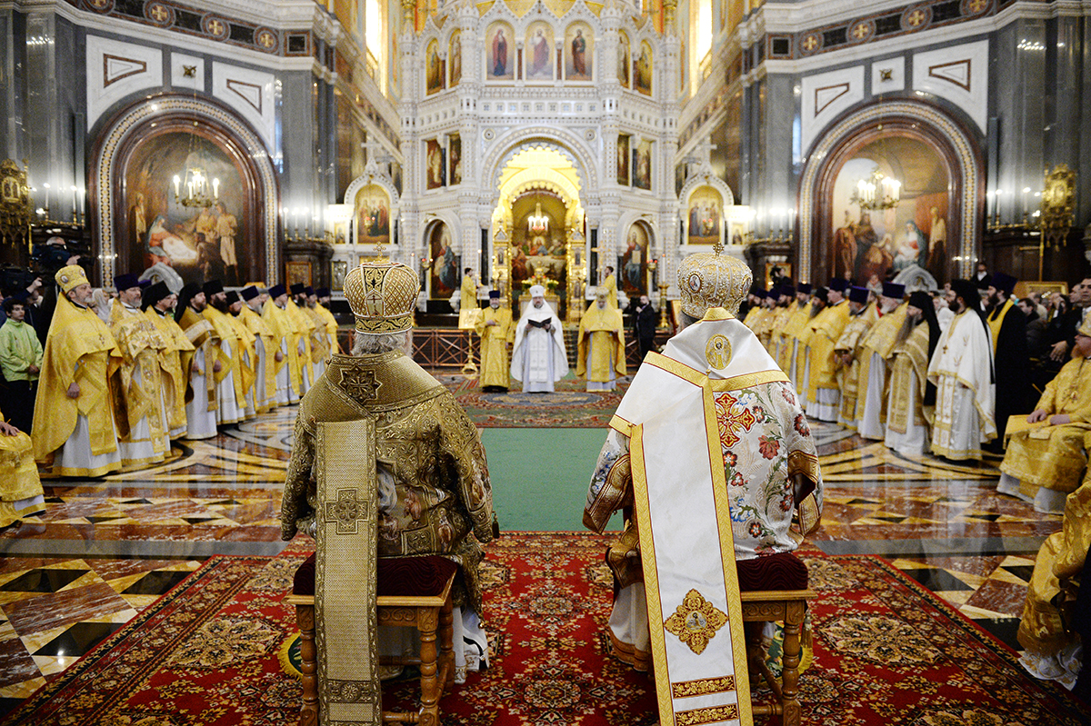 Preaferictul Ioan al X-lea și Patriarhul Kiril au slujit împreună, la Moscova