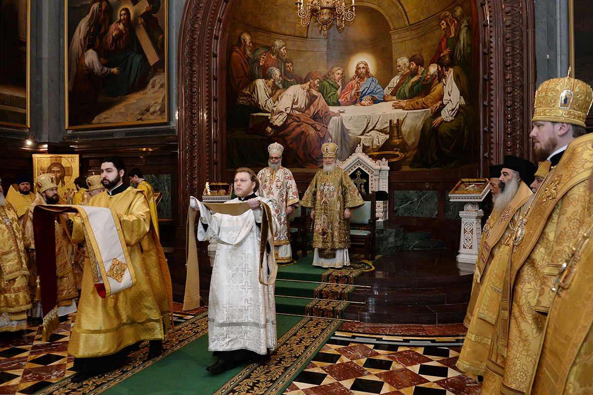 Preaferictul Ioan al X-lea și Patriarhul Kiril au slujit împreună, la Moscova