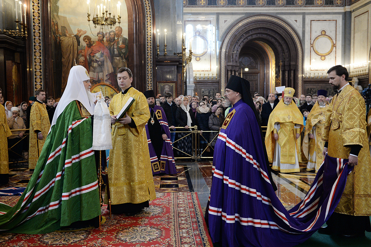 Preaferictul Ioan al X-lea și Patriarhul Kiril au slujit împreună, la Moscova