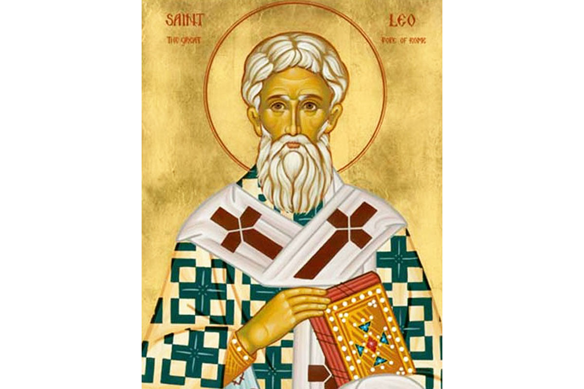 O întâmplare din viața Sfântului Leon, Episcopul Romei Sfântul Leon, Episcopul Romei