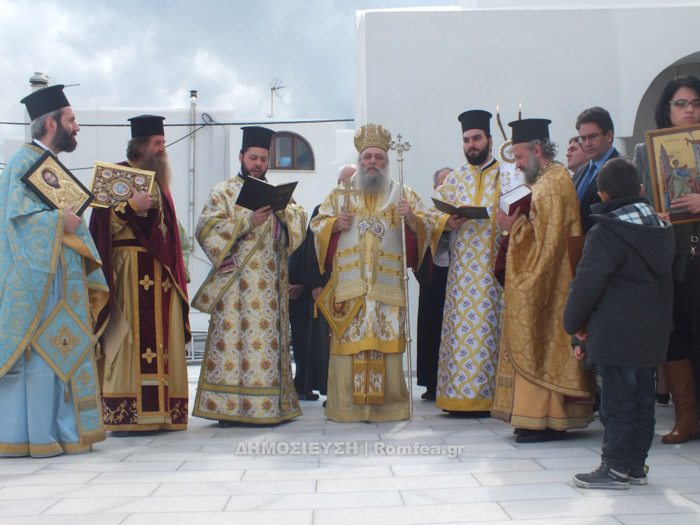 Prăznuirea Sfântului Nicolae Planas în insula Naxos