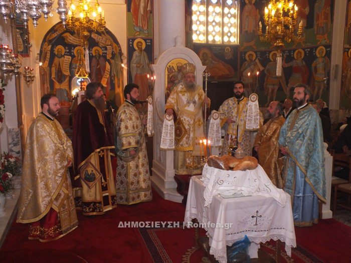 Prăznuirea Sfântului Nicolae Planas în insula Naxos