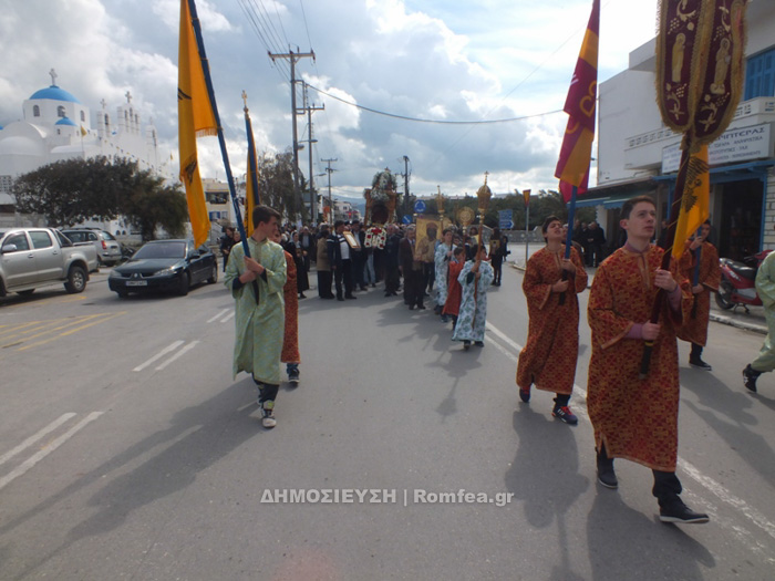 Prăznuirea Sfântului Nicolae Planas în insula Naxos