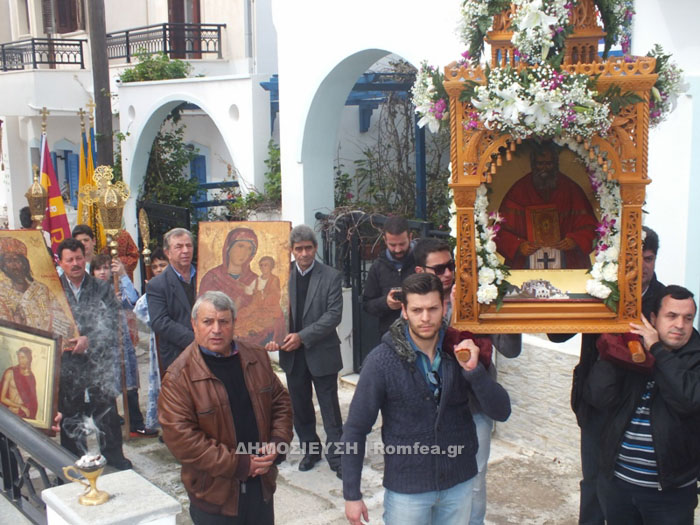 Prăznuirea Sfântului Nicolae Planas în insula Naxos