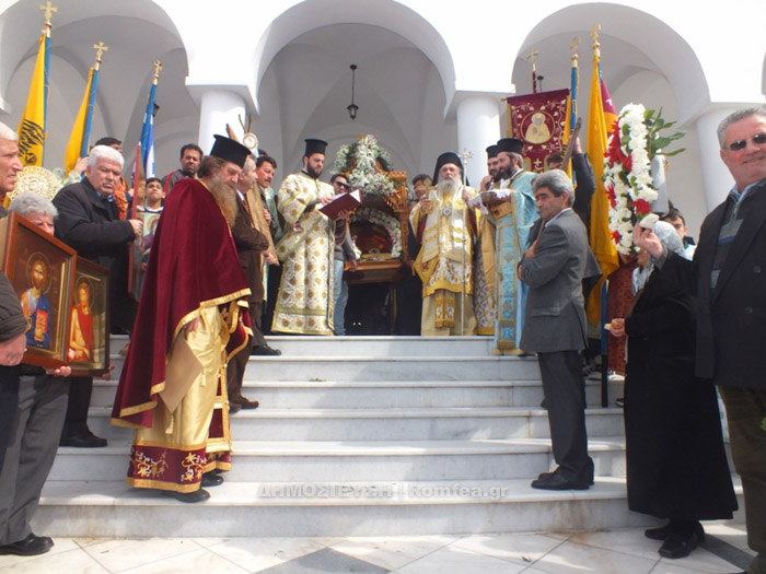 Prăznuirea Sfântului Nicolae Planas în insula Naxos
