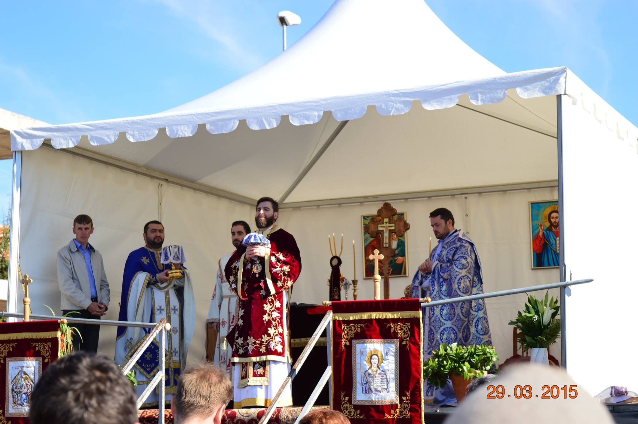 Punerea pietrei de temelie a noului locaș de cult din Alcazar de San Juan