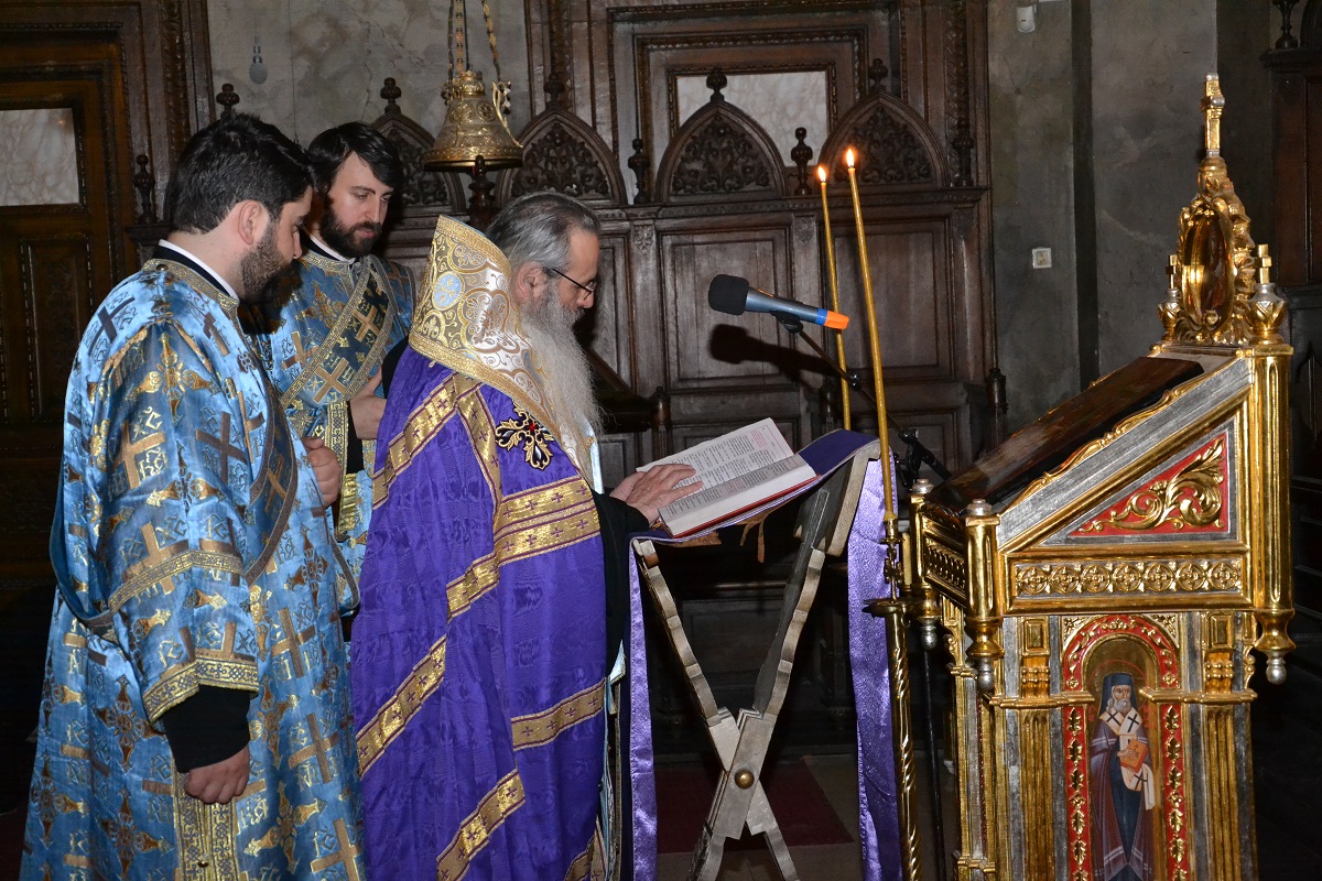 Denia Acatistului Bunei Vestiri la Catedrala mitropolitană din Iași