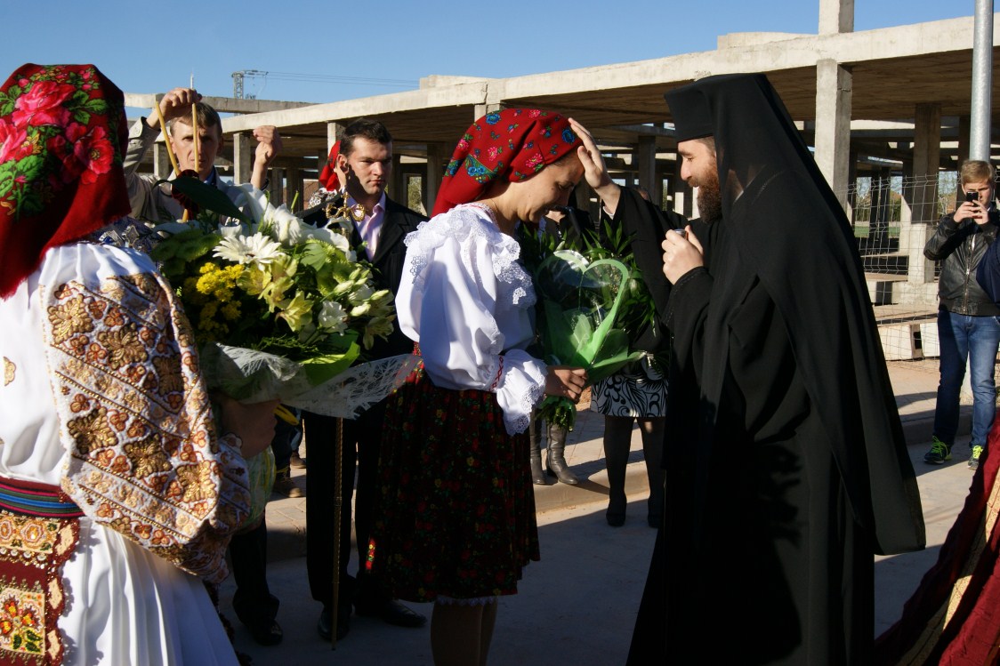 Punerea pietrei de temelie a noului locaș de cult din Alcazar de San Juan