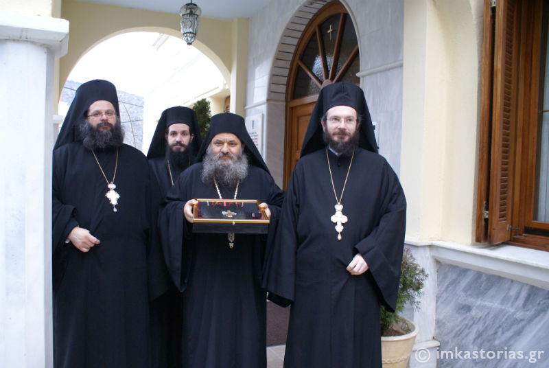Credincioșii greci din Kastoria au primit brâul și schima monahală a Sfântului Paisie Aghioritul