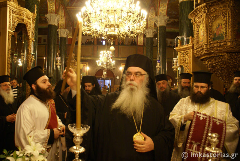 Credincioșii greci din Kastoria au primit brâul și schima monahală a Sfântului Paisie Aghioritul