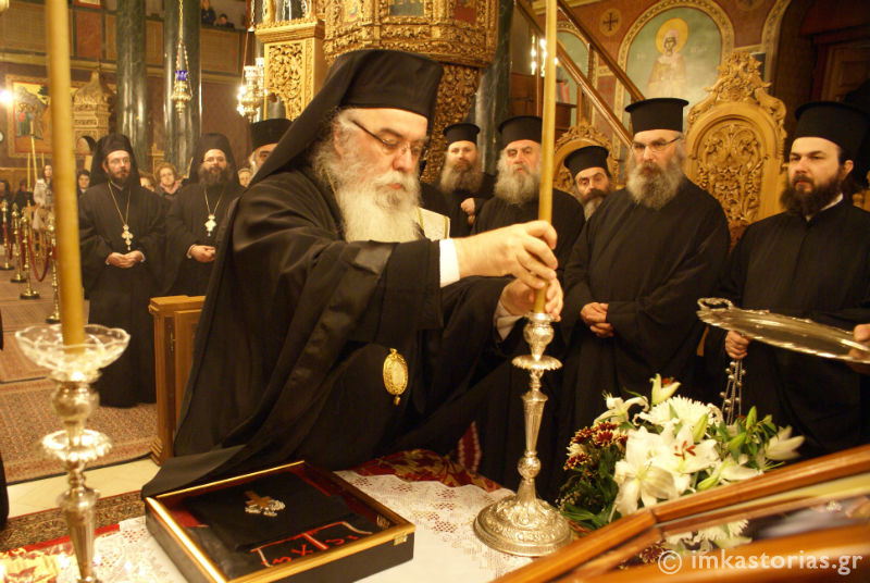 Credincioșii greci din Kastoria au primit brâul și schima monahală a Sfântului Paisie Aghioritul