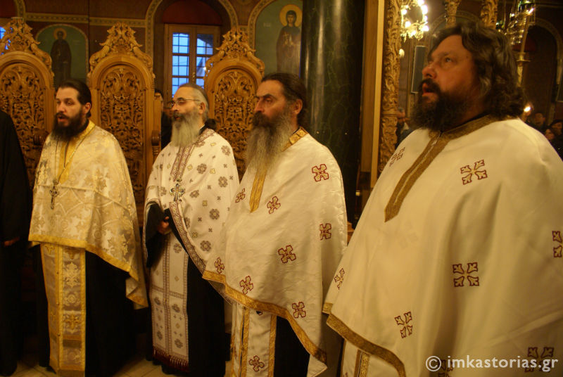 Credincioșii greci din Kastoria au primit brâul și schima monahală a Sfântului Paisie Aghioritul