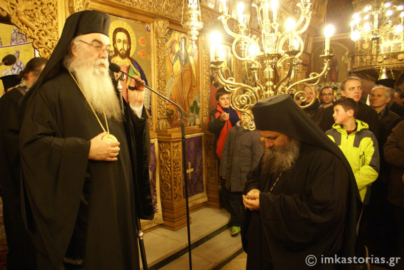 Credincioșii greci din Kastoria au primit brâul și schima monahală a Sfântului Paisie Aghioritul