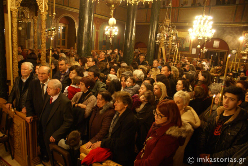 Credincioșii greci din Kastoria au primit brâul și schima monahală a Sfântului Paisie Aghioritul