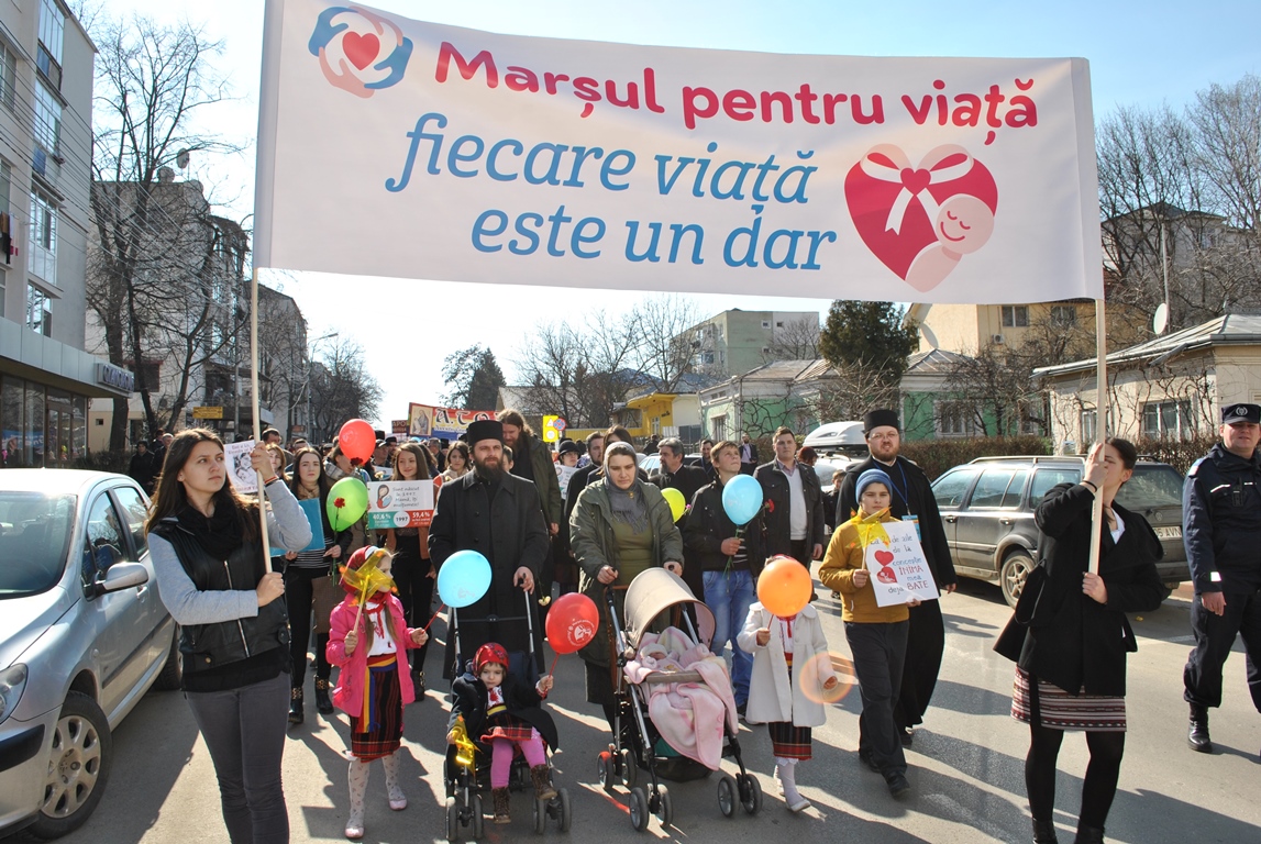Marşul Pentru Viaţă sub cerul Botoşanilor