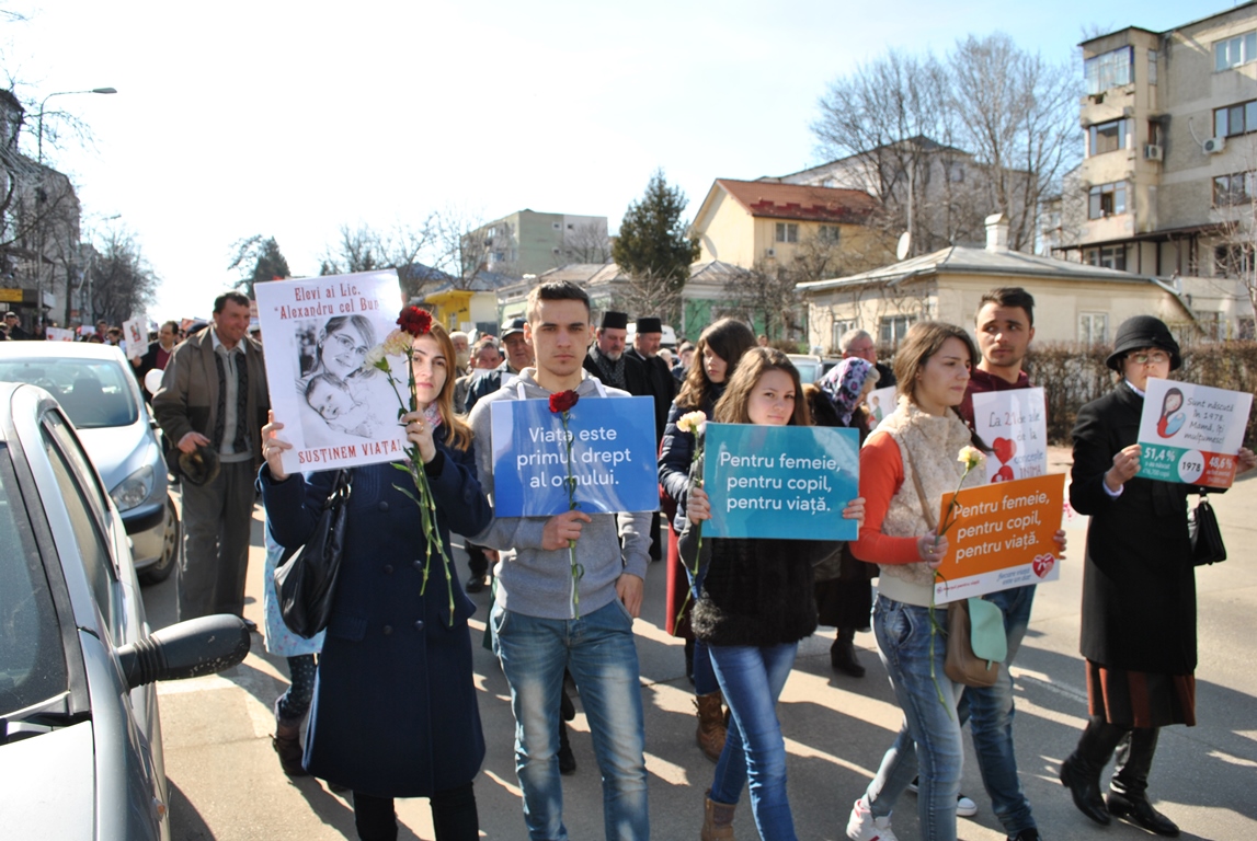 Marşul Pentru Viaţă sub cerul Botoşanilor