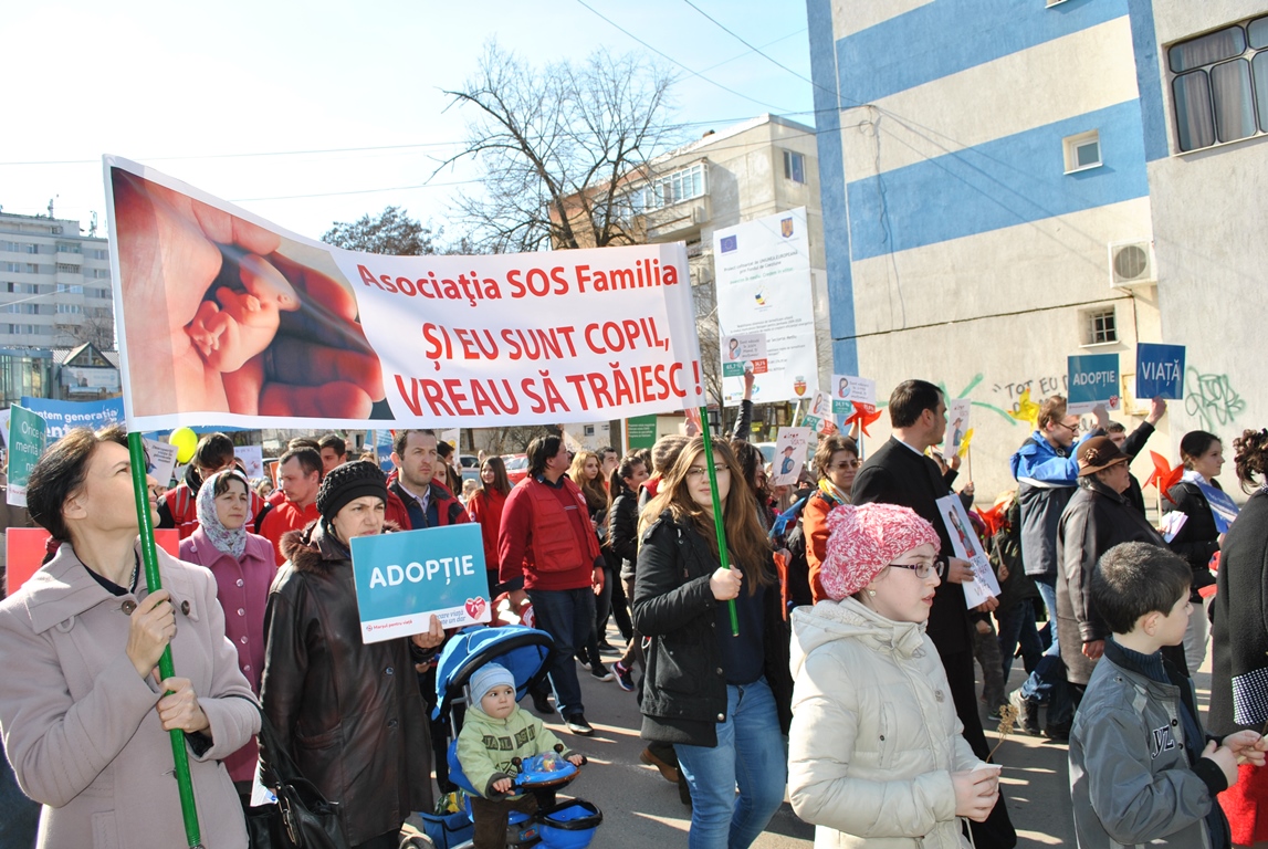 Marşul Pentru Viaţă sub cerul Botoşanilor