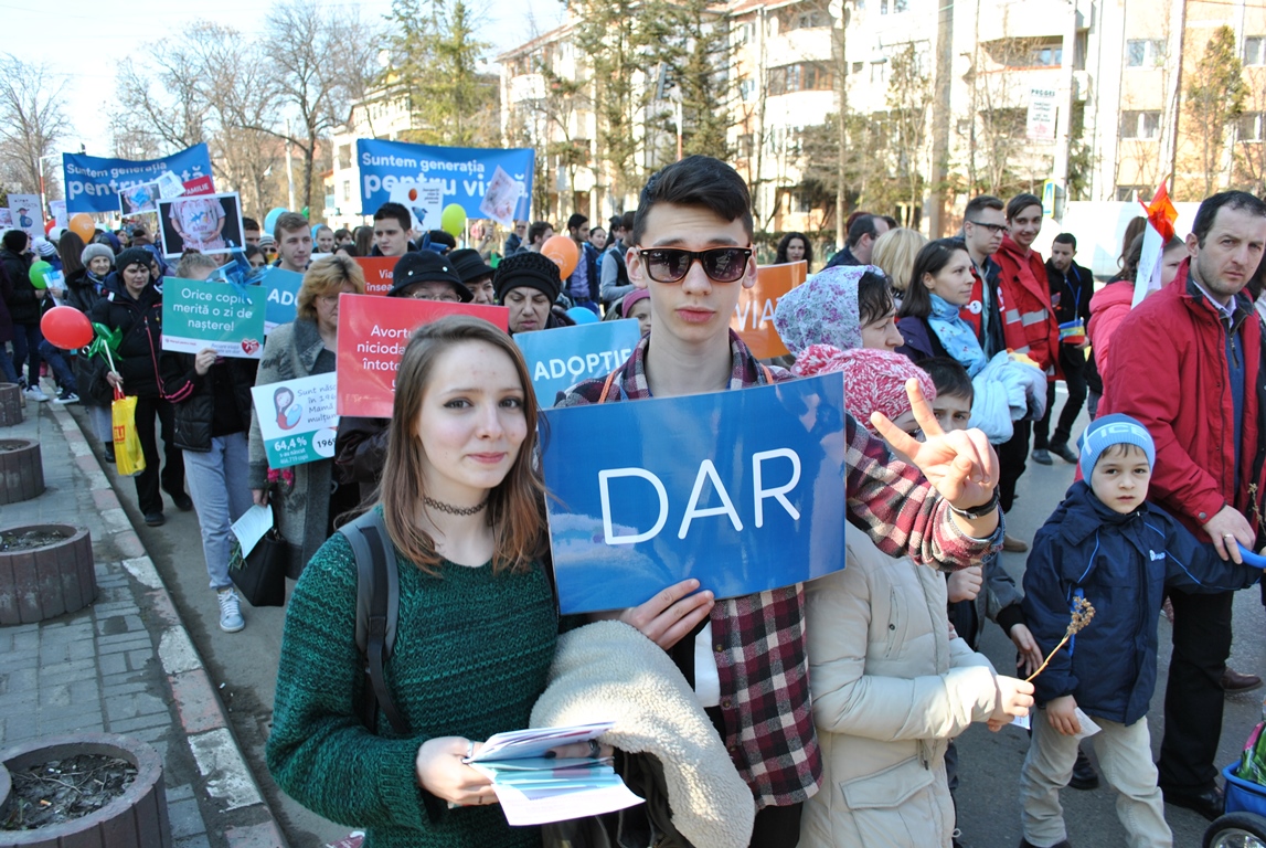 Marşul Pentru Viaţă sub cerul Botoşanilor