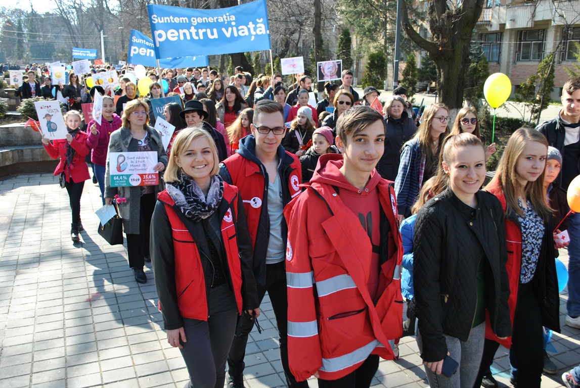 Marşul Pentru Viaţă sub cerul Botoşanilor